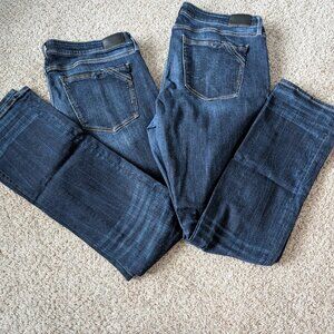 Buckle Women's Straight Leg Jeans - Dark Blue